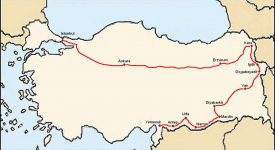 13. Harta Traseu Turcia