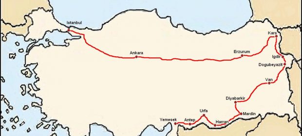 13. Harta Traseu Turcia