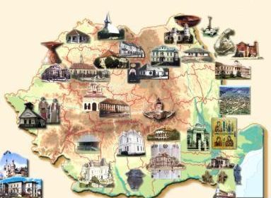 6. Harta Romaniei Neturistice