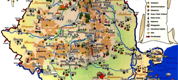 Harta Turistica A Romaniei