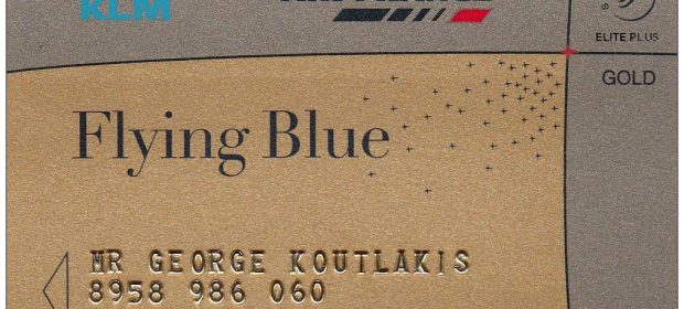 1. Card Flying Blue