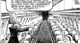 Caricatura Low Cost Airline