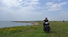 Alina Ene Cu Bicicleta In Bulgaria