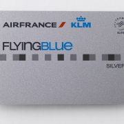 Card Flying Blue Silver