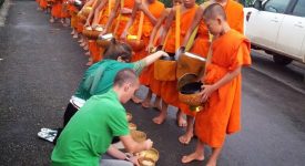 11. Alms Giving Ceremony