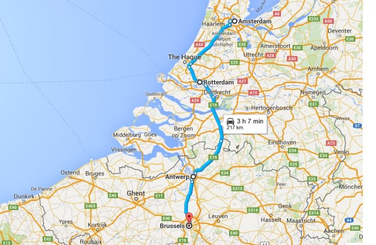 Crossing Lines De la Amsterdam la Bruxelles