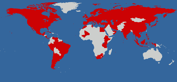 Worldmap 105 Tari