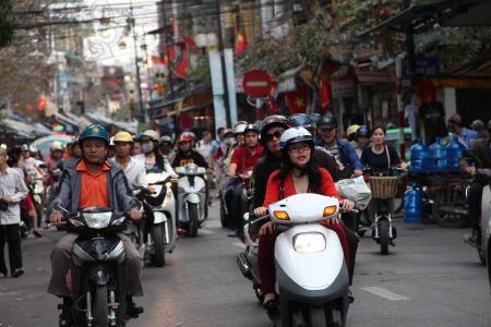 10. Scooters take over Hanoi