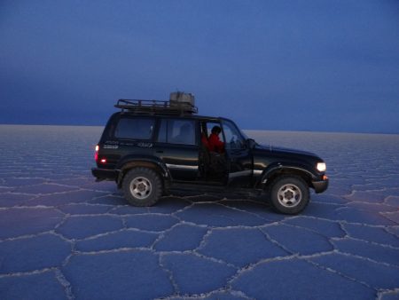 19. Jeep in Salar de Uyuni