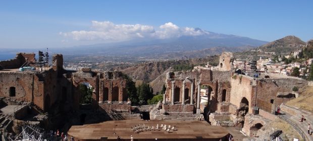 35. Teatrul Grec Taormina Catania Sicilia