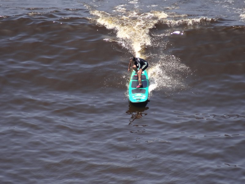 Surfing Lima