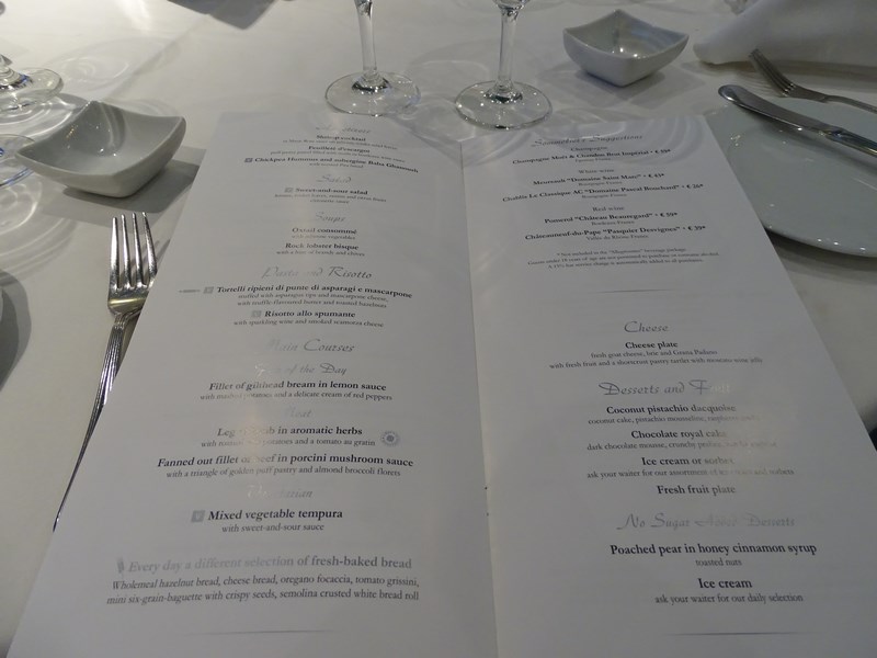 . Restaurant Pe MSC Opera Meniu