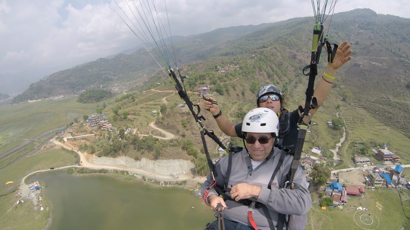 Flying Budda Paraglidiing Pokhara