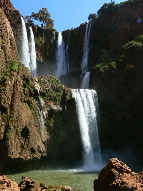 Cascada Ouzoud Maroc