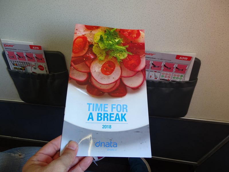 Meniu Ernest Airlines