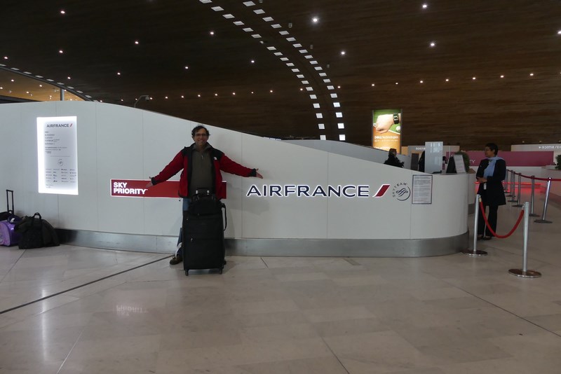Check in Paris Charles de Gaulle