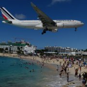 Air France Maho Beach St. Martin