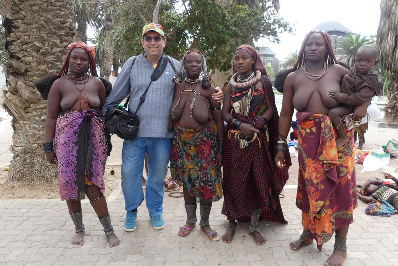 Femei Himba in Swakopmund
