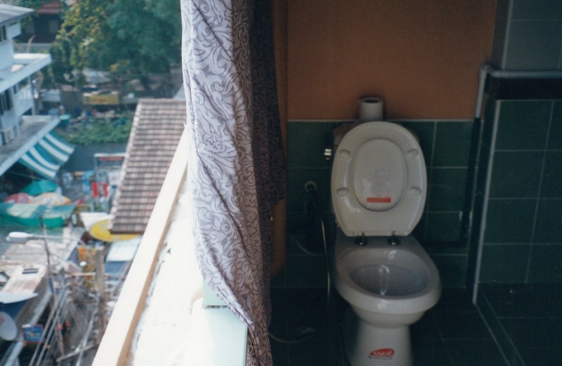 WC in balcon