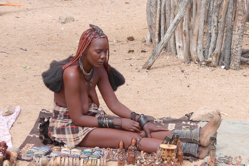 Himba market