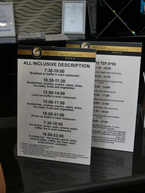 Program masa Prestige Hotel