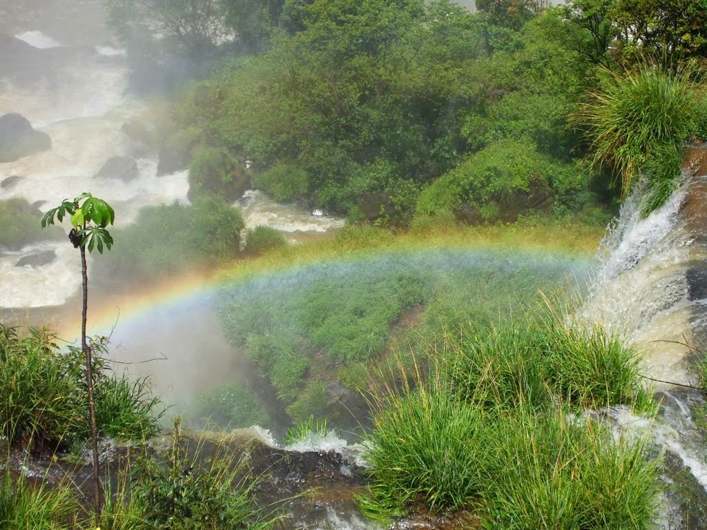 Curcubeu la Iguazu