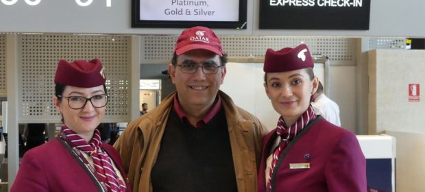 Stewardeze Qatar Airways