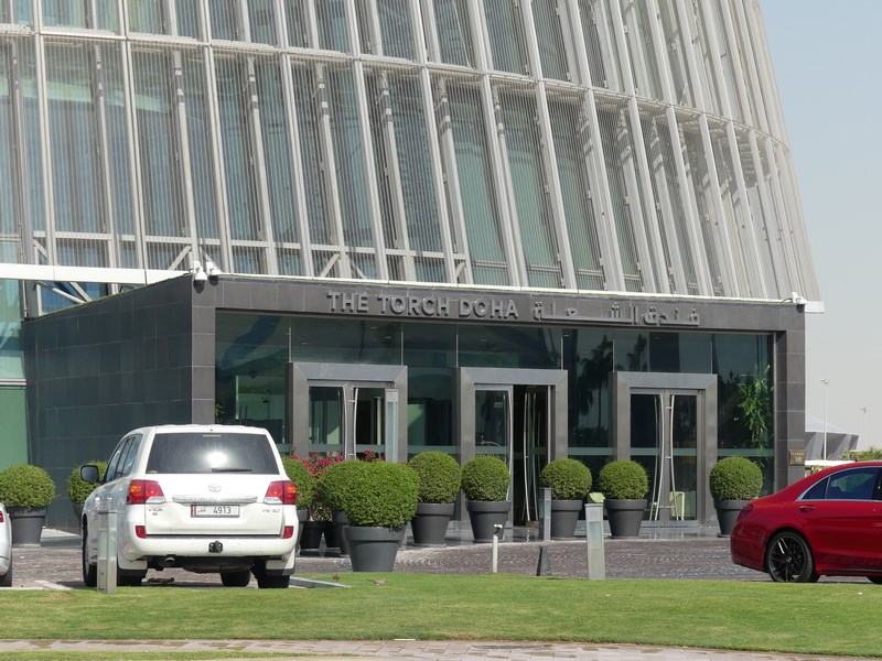 Intrare hotel Doha