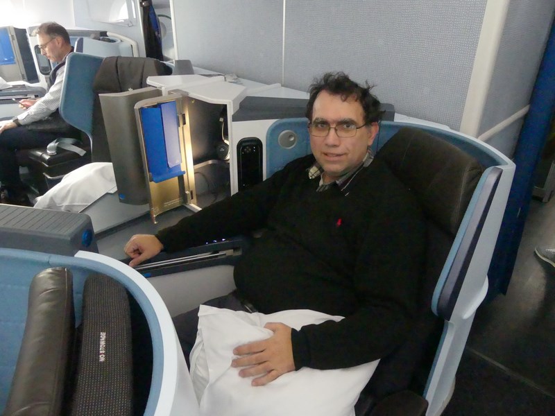 Business class KLM scaun