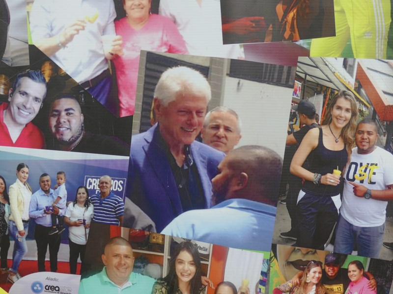 Bill Clinton in Medellin