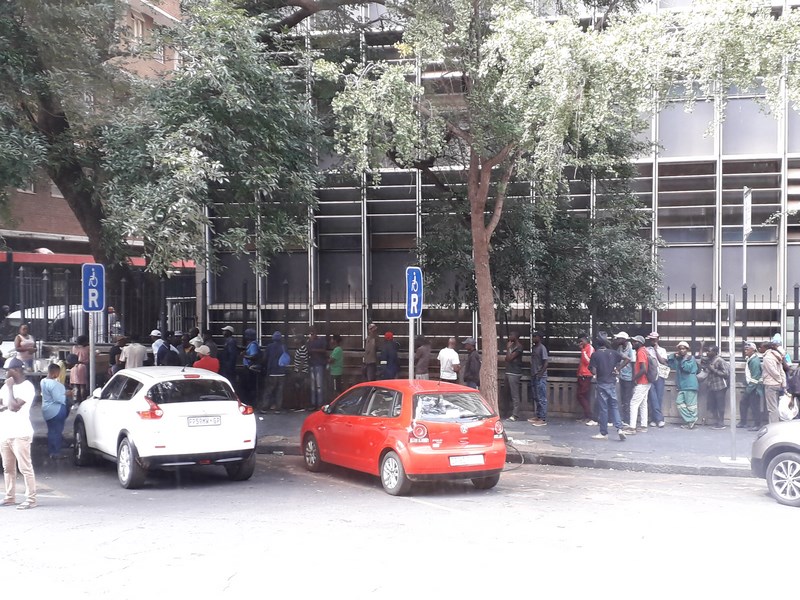 Coada la mancare gratis in Pretoria