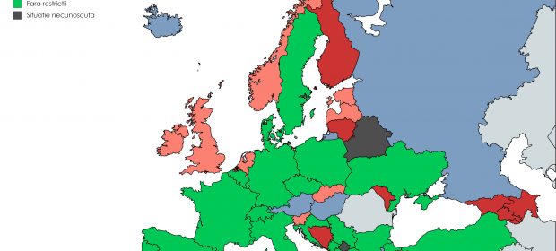 Harta tari Europa restrictii