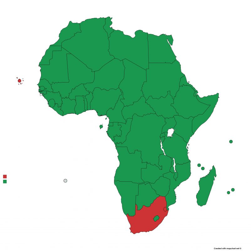 Lista verde Africa