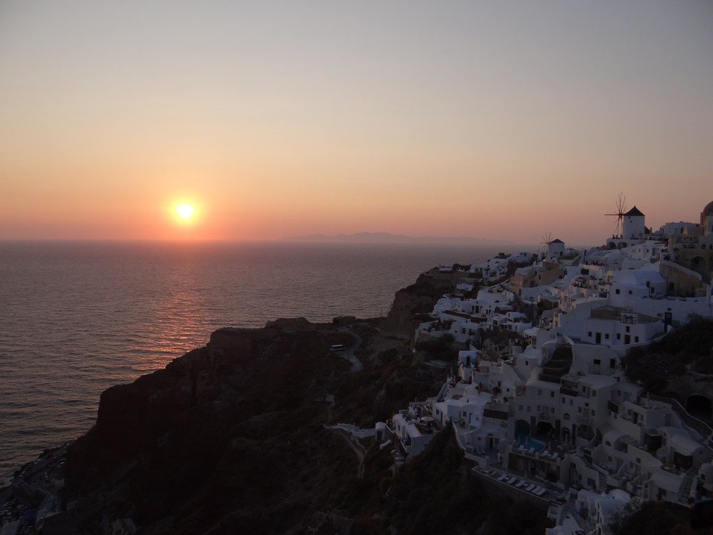 Apus de soare Santorini
