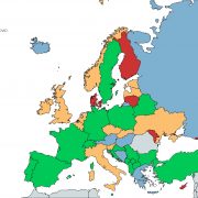 Harta Europa restrictii august