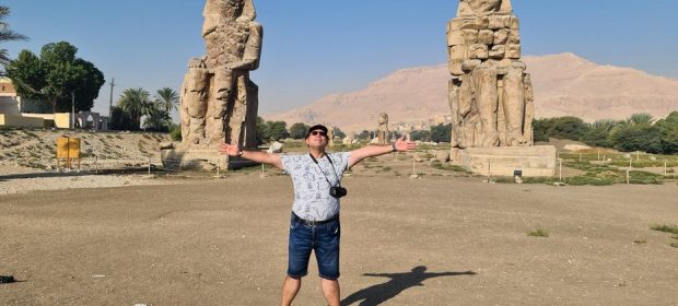 Colosii lui Memnon Luxor Egipt
