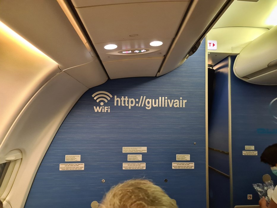 Interior avion Gullivair