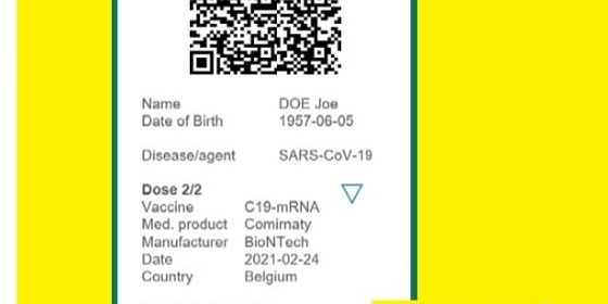 Certificat verde european