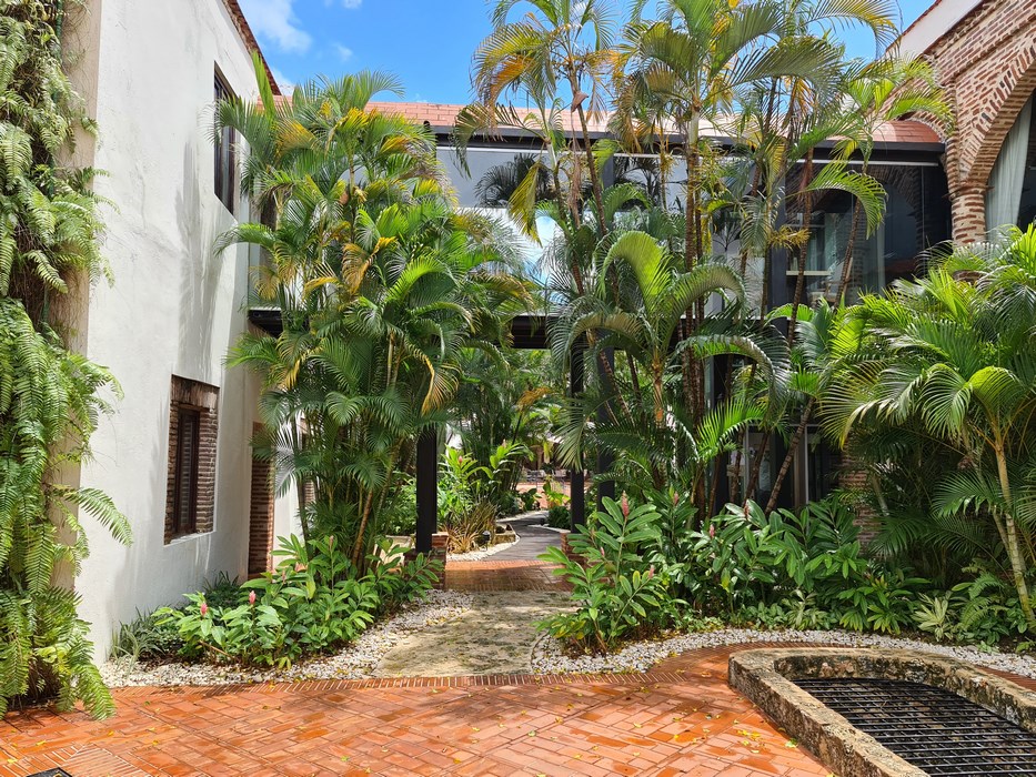 Gradina Hostal Nicolas de Ovando Santo Domingo