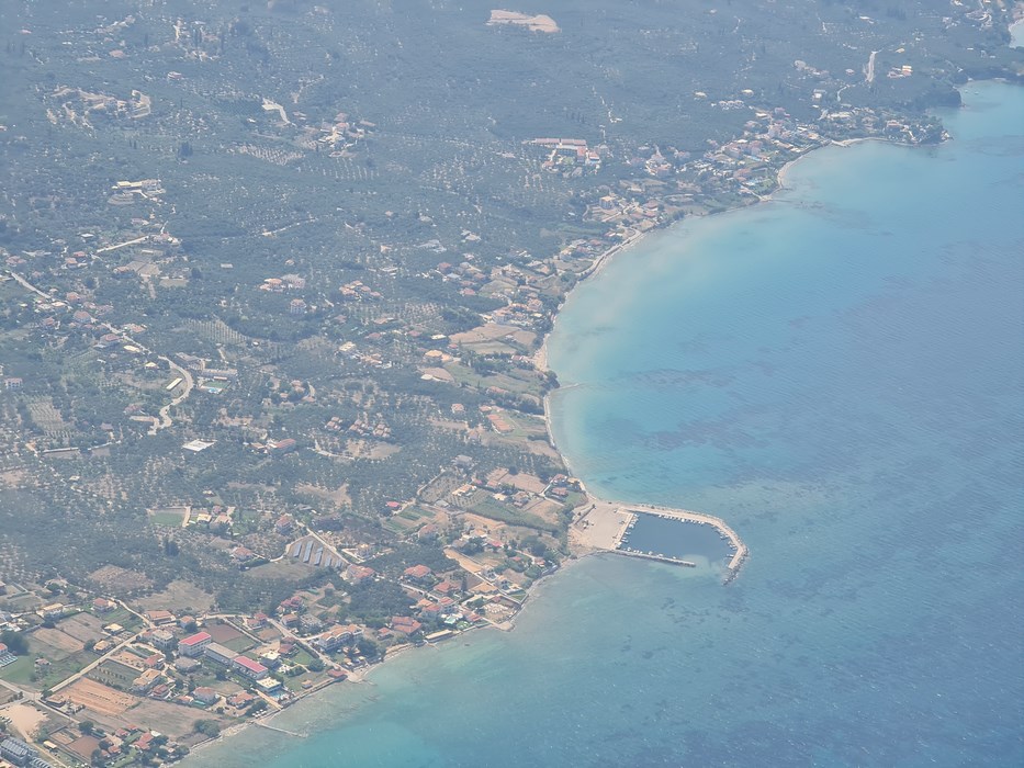 Zakynthos din avion