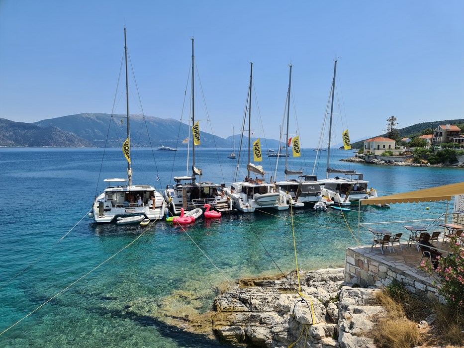 Party boat in Kefalonia