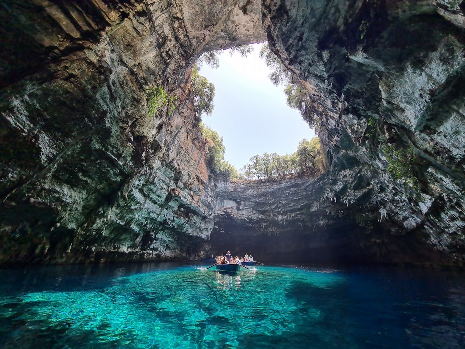 Melissani cave