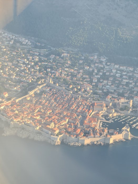 Dubrovnik din avion