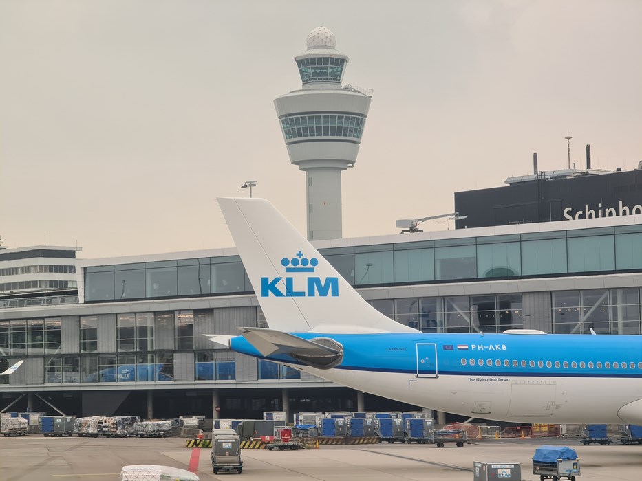 KLM in Schiphol