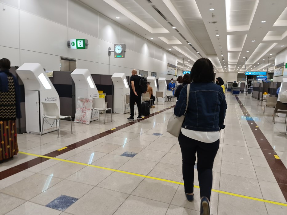 Testare aeroport Dubai