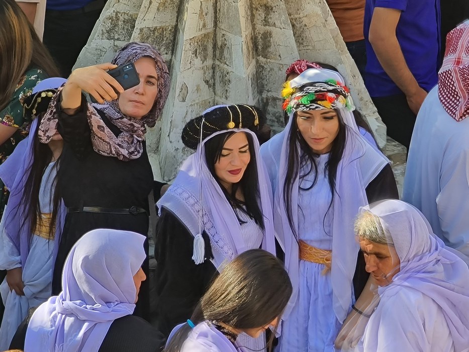 Festival yazidi la Lalish