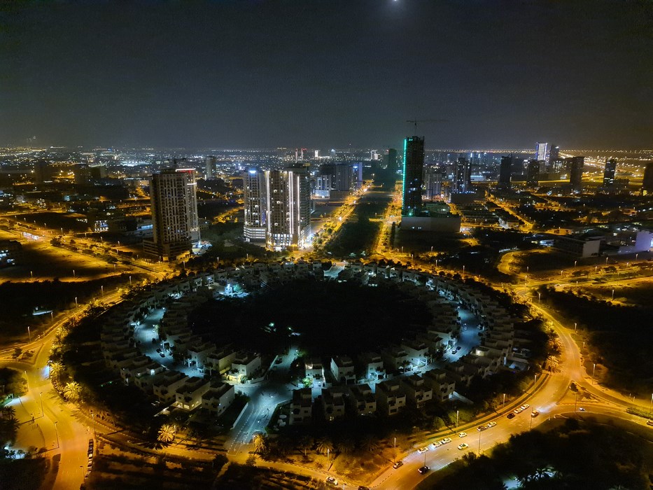 JVC by night