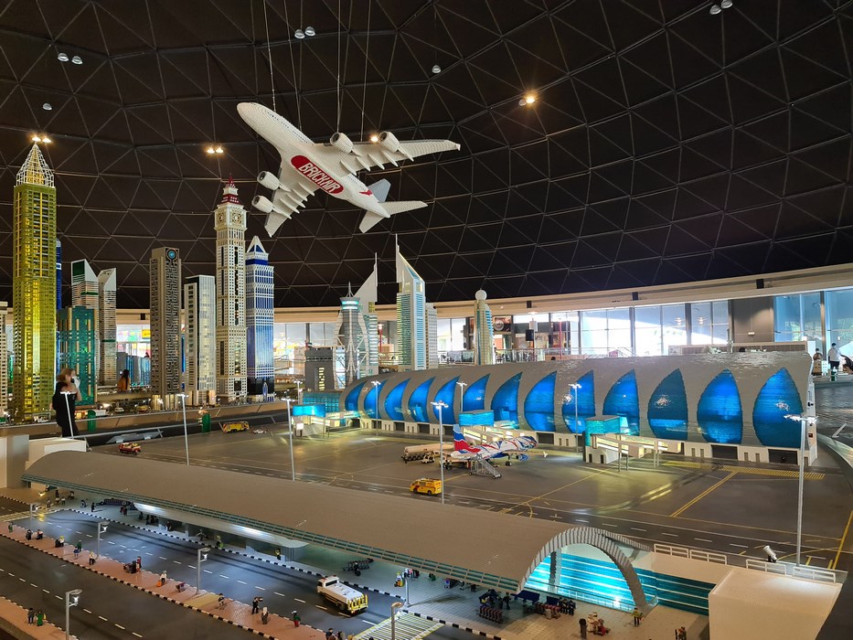 Aeroport Dubai Lego