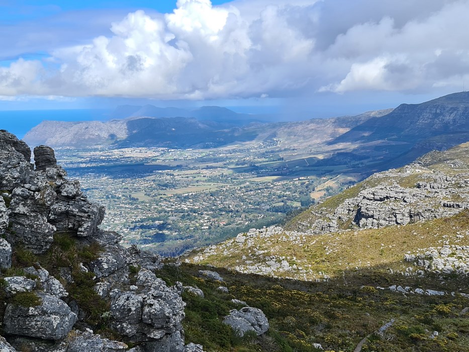 Coborare Table Mountain