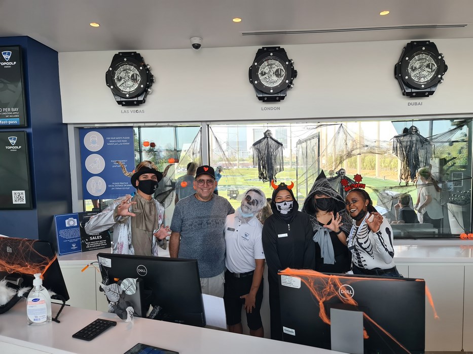 Receptie Topgolf